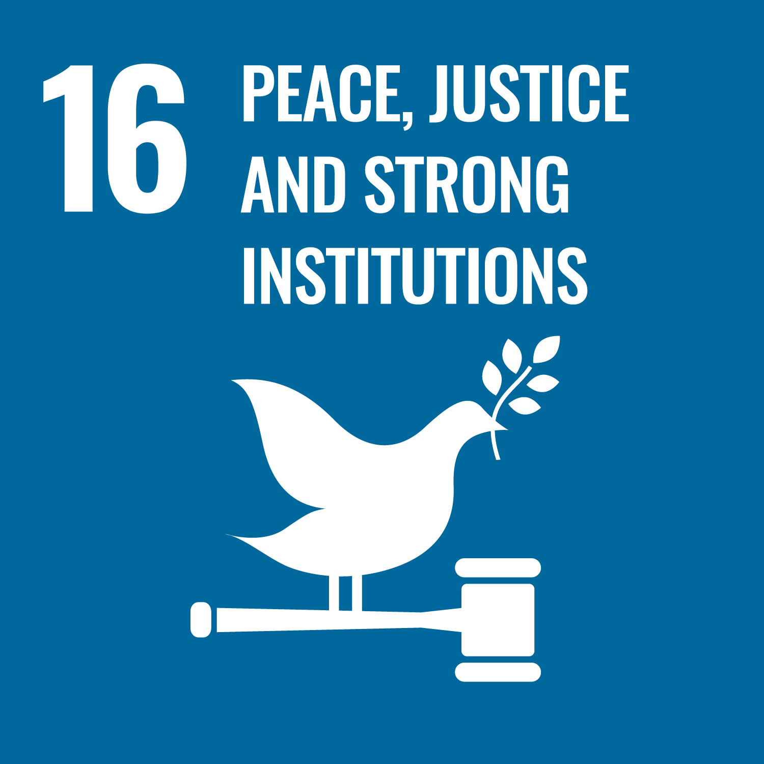 SDG 16 – Promote peaceful and inclusive societies, provide access to justice for all and build effective institutions
